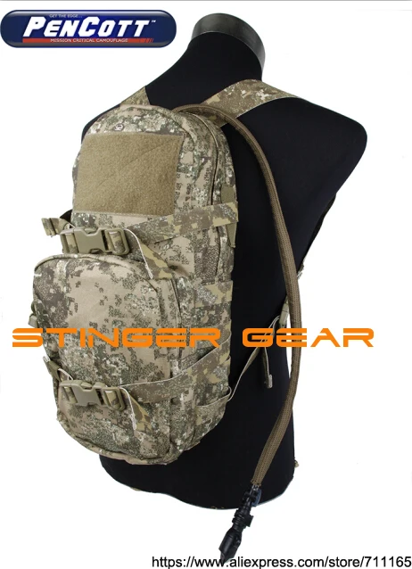 

TMC Modular Assault Pack 3L Hydration Bag PenCott Badlands Pattern With Hydration Bladder+Free shipping(SKU12050048)