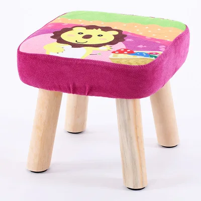 Детский стул креативные туфли домашняя обувь устойчивый деревянный стул мультфильм детский диван стул гостиная в виде кофейного столика, круглый стул - Цвет: J