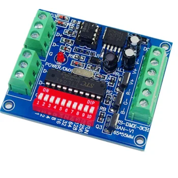 

Factory direct sales WS-DMX-3CH-BAN-V1 3-channel led DMX512 decoder led controller