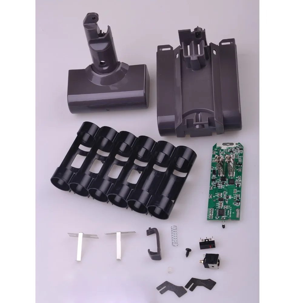 

V-Gorgeous Battery Protection Board PCB Board Housing Case Switch Button for Dyson V8 Vacuum Cleaner Parts without Batteries