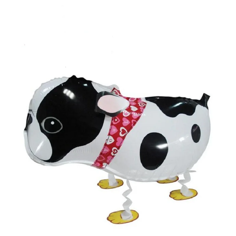 10pcs/lot Walking Pet Balloons FRENCH BULL DOG Walking Animal Foil