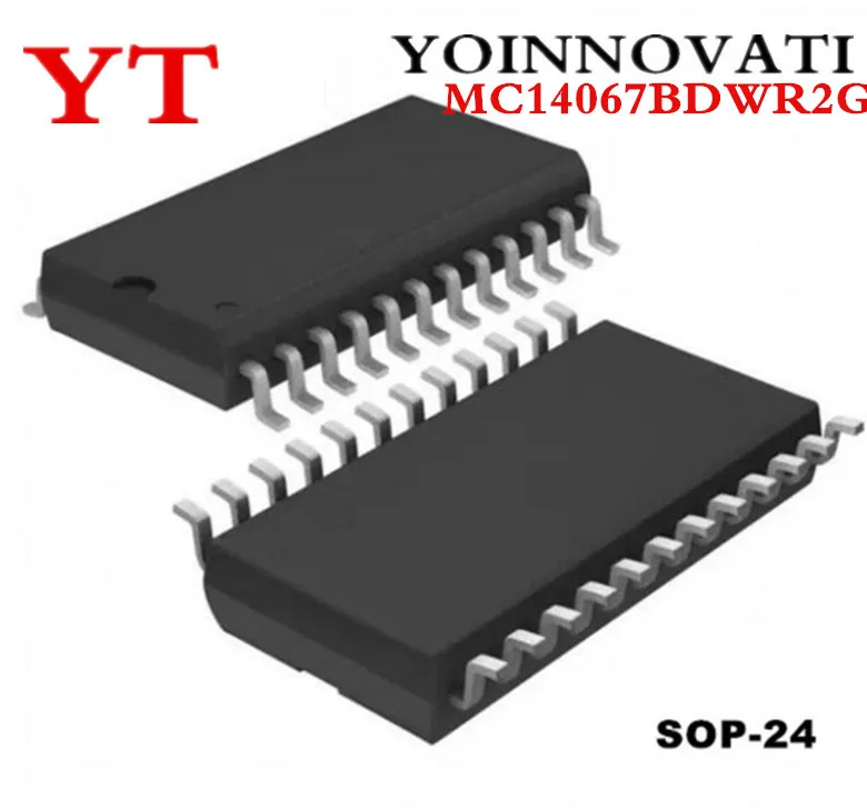 10pcs/lot Mc14067bdwr2g Mc14067bd Mc14067b Mc14067 14067b Soic-24 Best ...