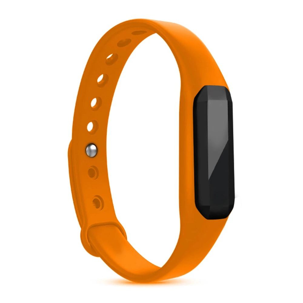 U01 OLED Сенсорный экран Смарт-браслет с шагометром Bluetooth 4,0 смарт-браслет Sleep Monitor IP67 Smartband для телефонов на базе Android и IOS - Цвет: Sweet Orange