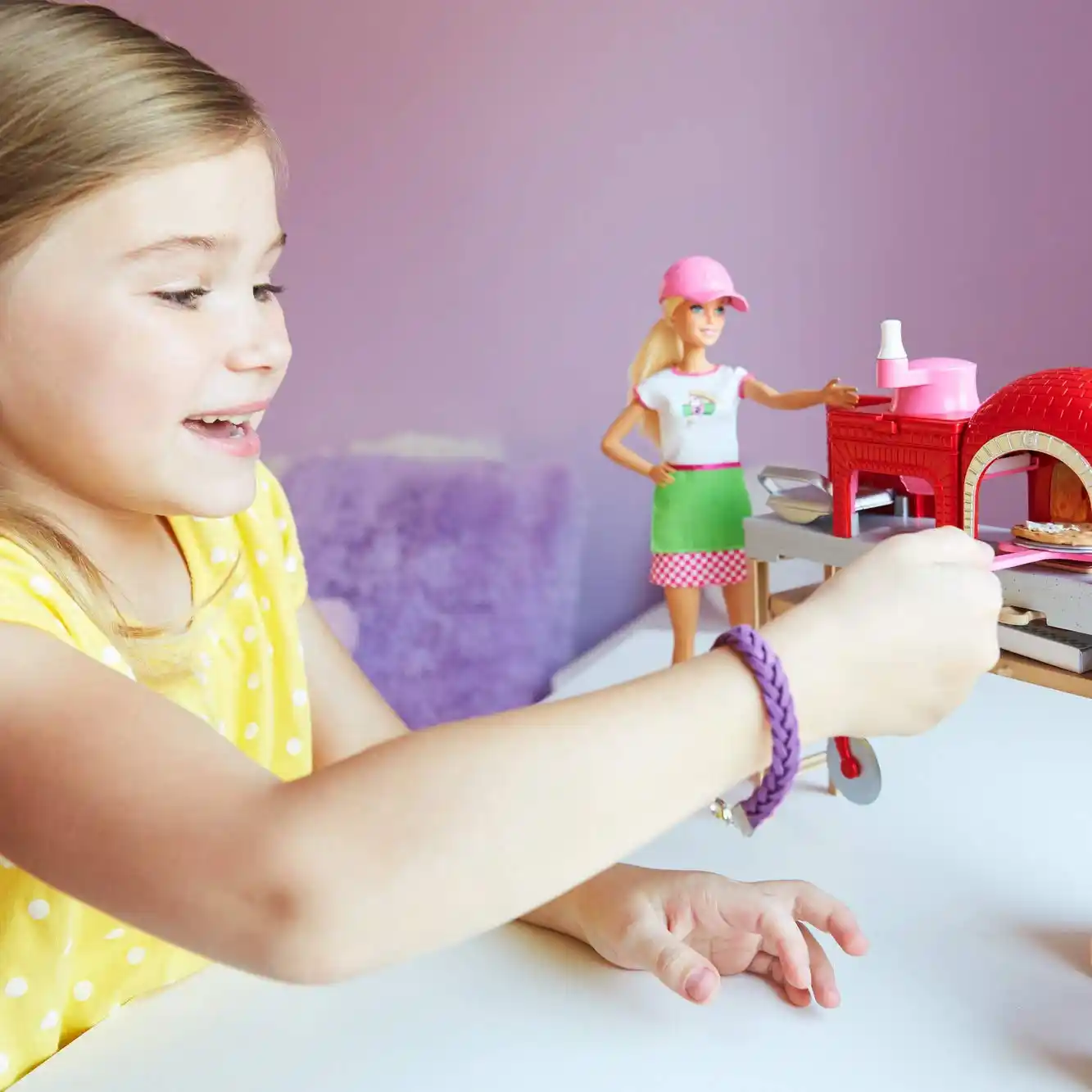 muñeca barbie chef de pizza