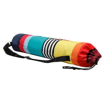 

yoga mat bag Printed Drawstring Zipper carrying Bags fitness accessories