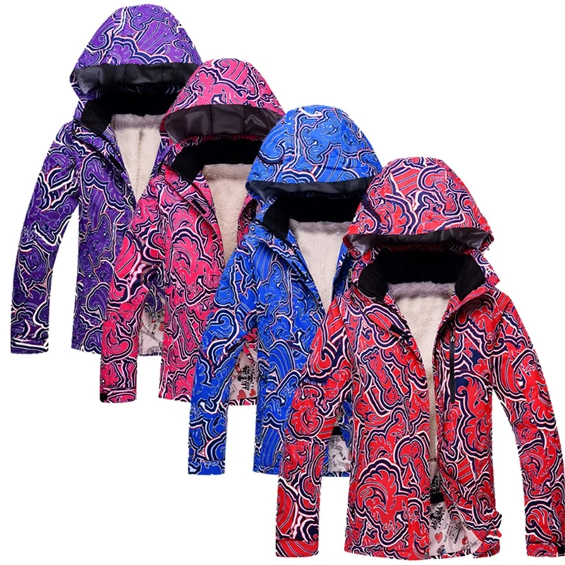 

Winter Sportswear Skiing Jackets Women Breathable Waterproof Female Skiing Coats Thermal Windproof Snowboarding Overcoats Woman