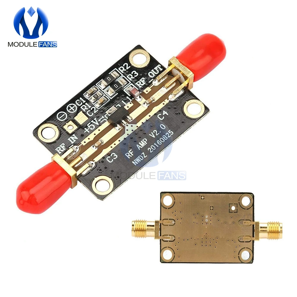 Ultra-Low Noise LNA 0.05-4G NF=0.6dB RF Amplifier FM HF VHF / UHF Ham Radio