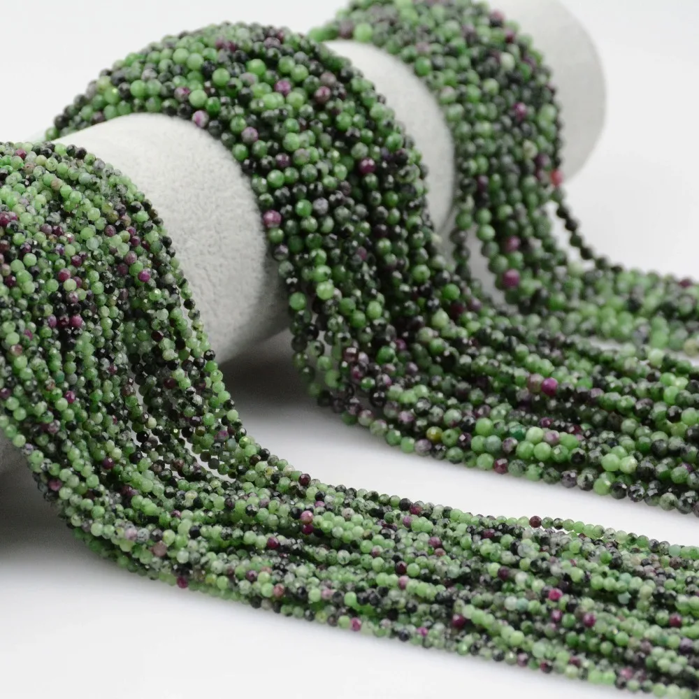 

Natural Zoisite Faceted Round Beads 2mm / 3mm / 4mm
