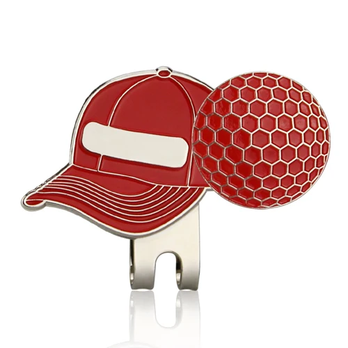 GOG гольф-маркер зажим для кепки для гольфа с магнитными клипсами для шляп аксессуары для тренировки гольфа разноцветные чашки для животных и тапочки с флагом - Цвет: 1