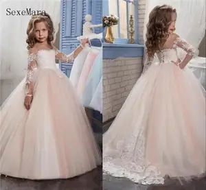 flower girl dresses blush pink