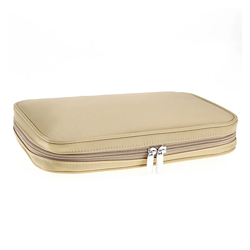 

Portable Cosmetic Case Organizer Bag Pouch Kits Beauty Tool High Quality Zipper Makeup Brush Storage Bag Wholesale Popular