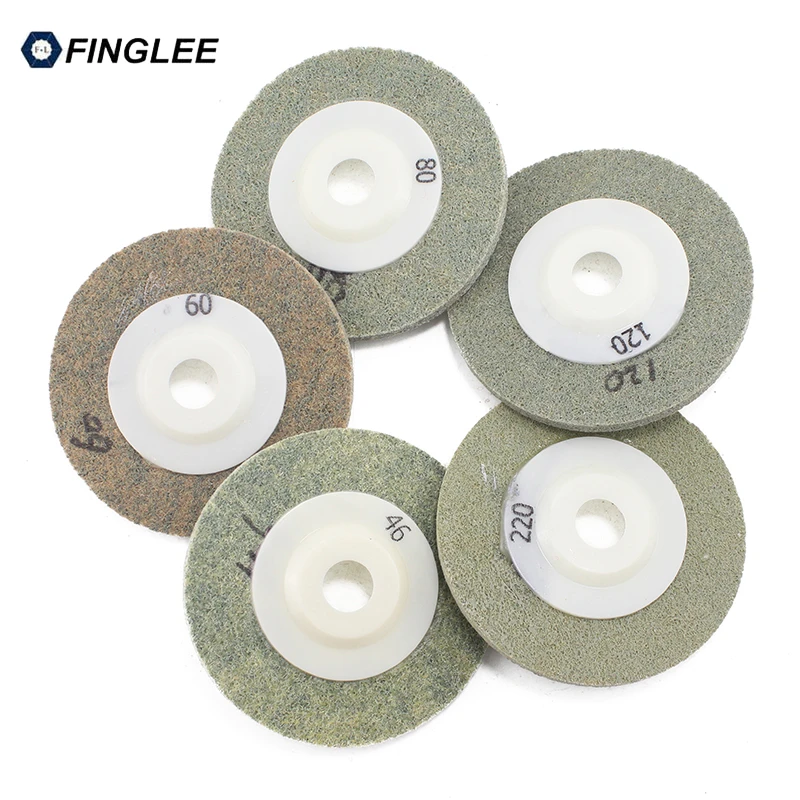 5PCS 100mm Angle grinder dry Sponge Diamond Polishing Pads 4Inch