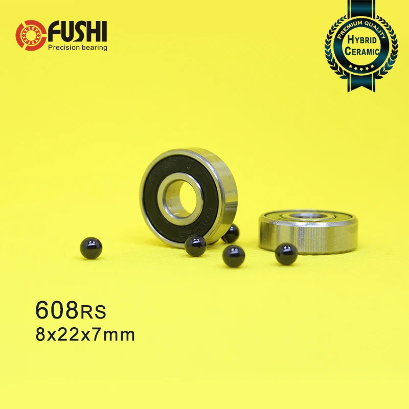 608 Hybrid Ceramic Bearing 8*22*7 mm ( 2 PCS ) Bicycle Bottom Brackets & Spares 608-2RS Rear wheel 608RS Si3N4 Ball Bearings 608 Hybrid Ceramic Bearing 8*22*7 mm ( 2 PCS ) Bicycle Bottom Brackets & Spares 608-2RS Rear wheel 608RS Si3N4 Ball Bearings
