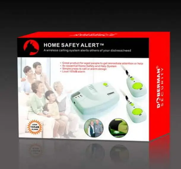 Охранная сигнализация для дома DOBERMAN Elder/ребенок/больной медицинский сигнал тревога sos помощь с адаптером 6 V