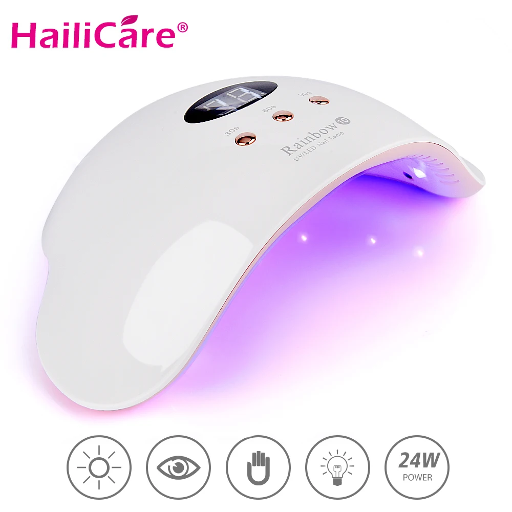 

24W Portable UV LED Nail Dryer Led Lamp For All Types Gel Polish USB Cable UV Lamp Manicure Led Lamp For Fingers Toenails Tools