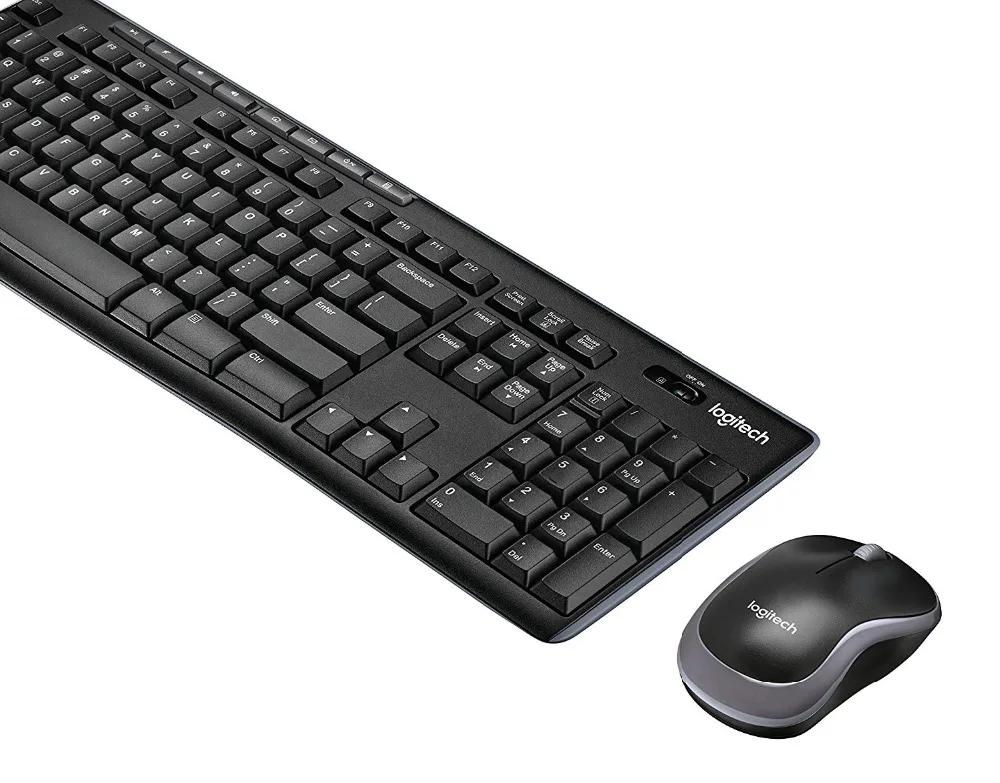 

Logitech MK270, Estandar, Inalambrico, RF inalambrico, QWERTY, Negro, Raton incluido