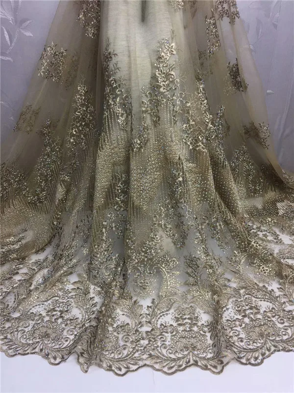 Нигерийские кружевные ткани золотые африканские королевские синие кружева ткани с 3D цветком высокое качество нигерийские кружева для свадебного платья красного цвета
