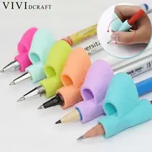 Vividcraft 3 шт. цветной карандаш ручка коррекция инструмент дети силикагель карандаш Топпер дети захват для помощи в письме держатель для карандашей и ручек
