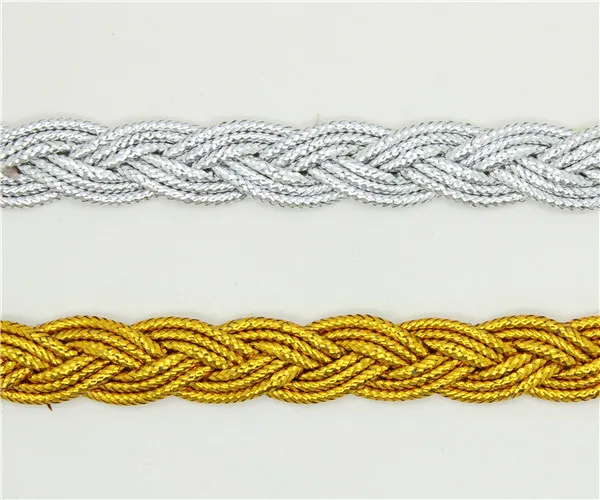 

width 1.2cm 20meters /lot Gold color lace trimming for garment decoration and DIY craft lace trimming