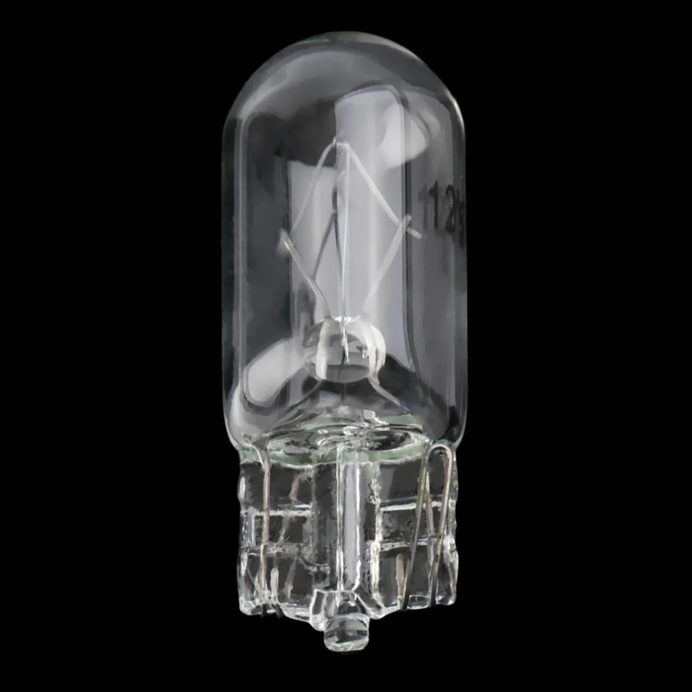 100PCS Car T10 Halogen w5w 194 158 Wedges 12v 5w Xexon Lamp Warm White Amber Instrument Light Reading Light Clearance Lamp (3)