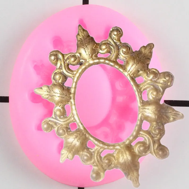 

Frame Border Silicone Mold Lace Fondant Molds DIY Cake Decorating Tools Candy Chocolate Gumpaste Mould Polymer Jewelry Moulds