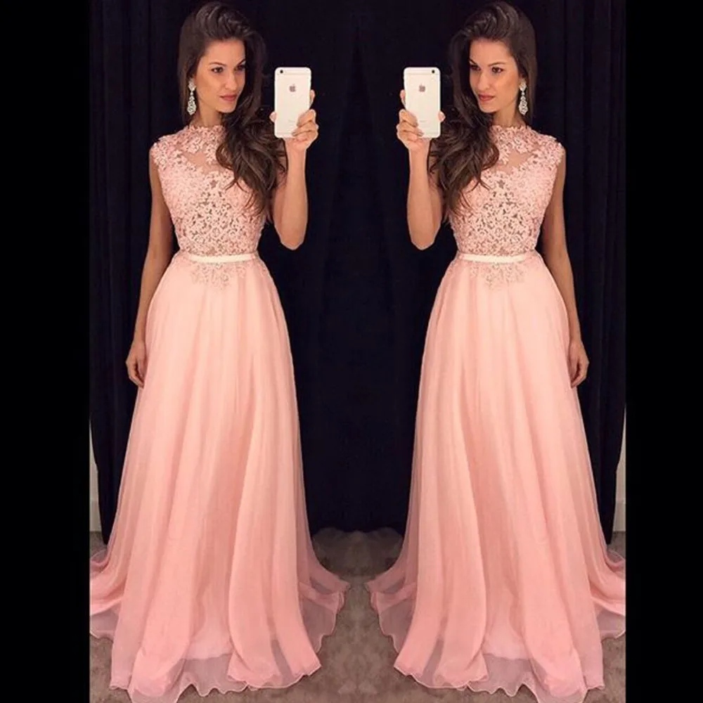 

bridemaid dress vestido longo sexy sho-me 2023 new cheap pink lace bridesmaid dresses Wedding Party Dress vestido real photos