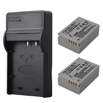 

2pcs 1400mAh NB-7L NB7L NB 7L Camera Battery + USB Charger For Canon PowerShot G10 G11 G12 SX30IS Battery NB-7L NB7L NB 7L