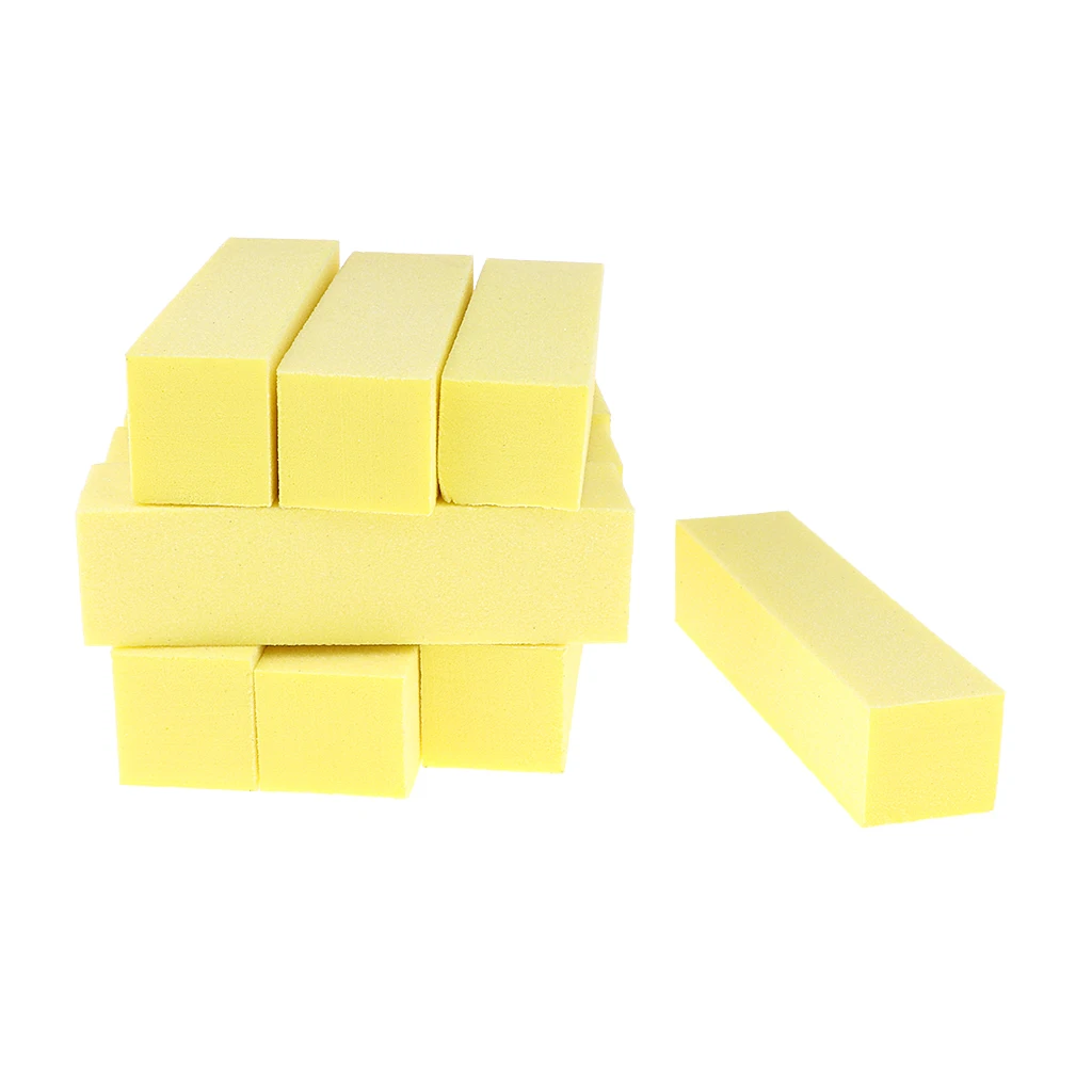 Lots 10 Pro Nail Art Care Buffer Buffing Sanding Block Files Grit Acrylic Tools for Natural/Artificial/Gel Nails Polish Trimming
