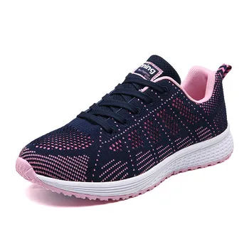 

eBay spring and summer new flying weaving running shoes women's shoes sports shoes fasion shoes breathable fight color student