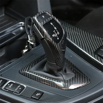 

For BMW F21 F23 F35 F33 F11 F18 F07 F01 F02 E70M E70 Carbon Gear Shift Knob Head Cover Trim&Surround Base Cover Interior Trim