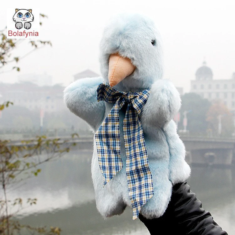 Children Stuffed Toy Peace dove kids doll plush baby Hand PUPPETS toys