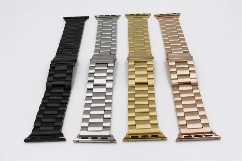 Нержавеющая сталь ремешок для Apple Watch группа 42 мм и 38 мм ссылка Браслет замена ремешок для Apple Watch Series1 2, 3