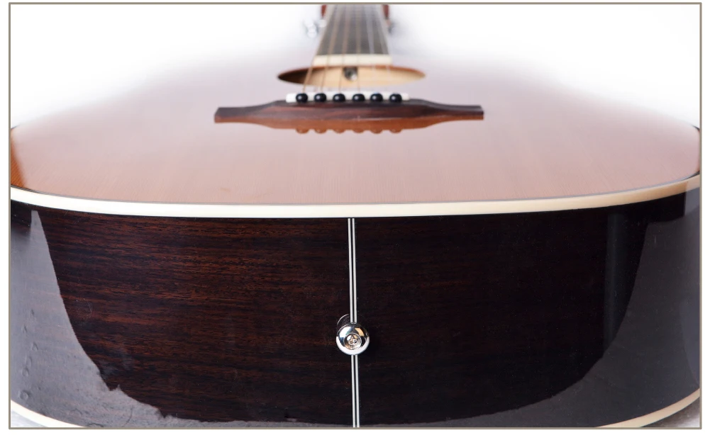 Guitarra cedro acústico elétrica de aço-corda 41