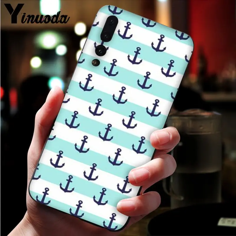 Anchor boat blue heart band