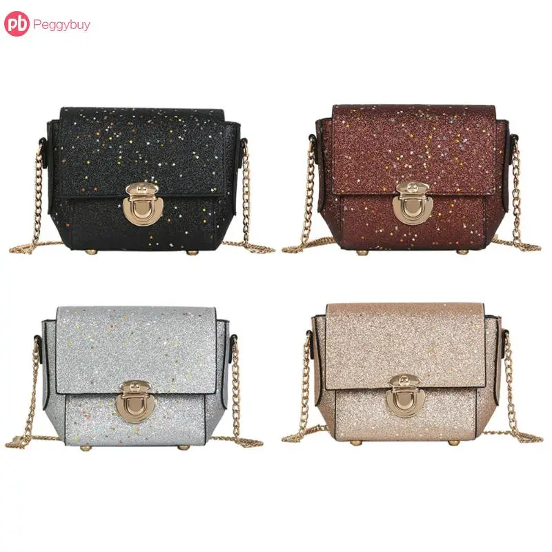 

Glitter Sequins PU Chain Luxury Handbags Women Bags Designer Messenger Crossbody Bags Party Shoulder Sling Shinning Clutch Bags