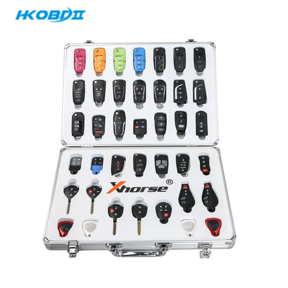 

HKOBDII Xhorse Universal Remote Keys English Version Packages 39 Pieces for VVDI2 or VVDI Key Tool