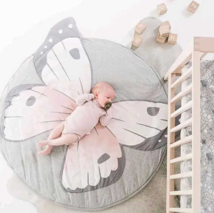 Симпатичное одеяло для малыша Хлопок животные ползают круглый ковер детские коврики для игр новорожденный младенческий мягкий теплый спальный Одеяло фотография - Цвет: 13