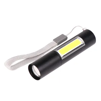 

COB Flashlight Zoom Lighting Flashlight New Handheld Mini Flashlight LED Torch Light linterna Ultra Bright torch camping light