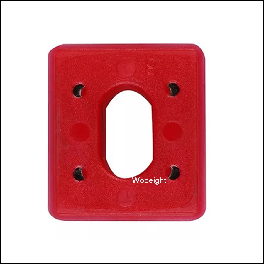 Wooeight 10X Red Dashboard Dash Trim Strip Inserts Clip Grommets Fastener Clips For BMW E46 E65 E66 X3 E85 51458266814 (2)