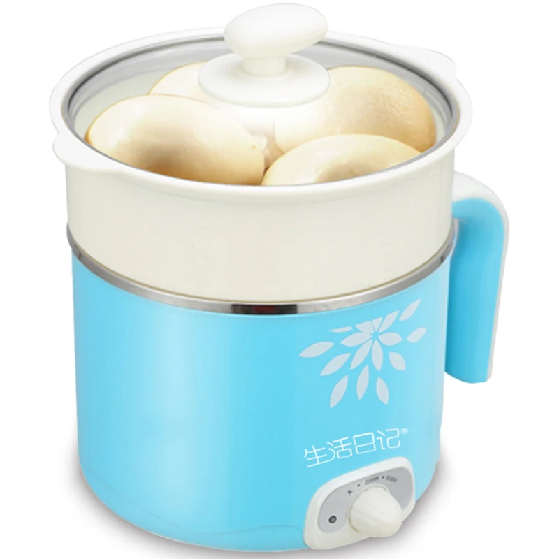 

2017 Limited Stainless Pot Kitchen Appliances1.5l Small-power Mini Multifunction Stainless Cooker Fondue With A Steamer Hot Pot