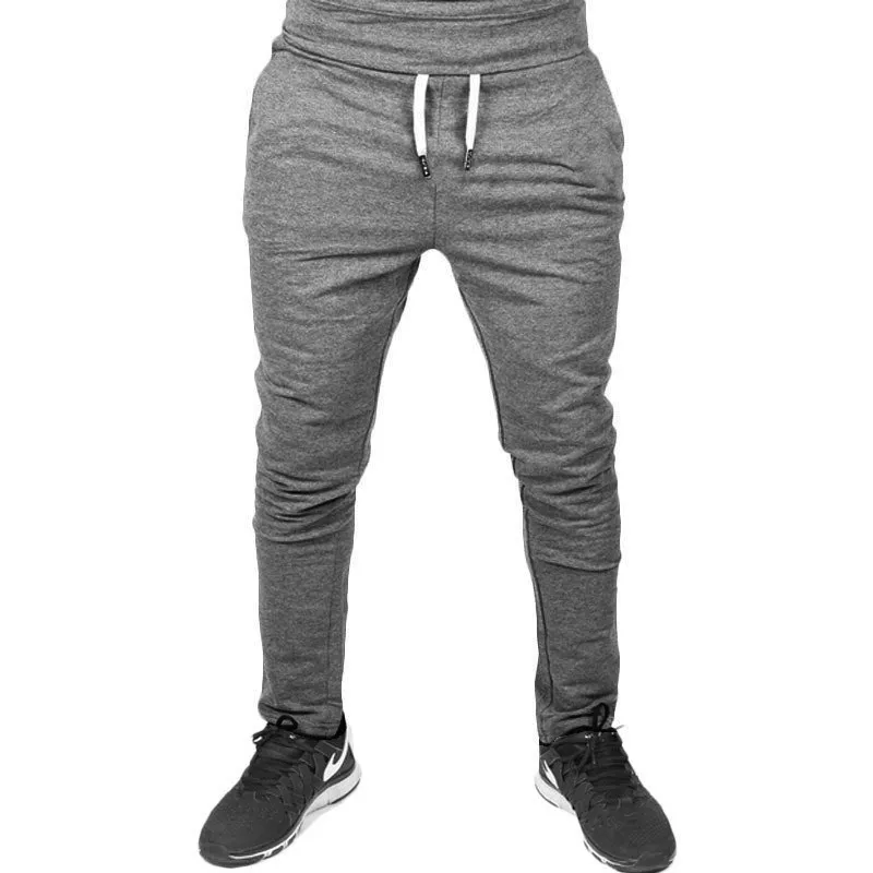 Hot2018 открытый Демисезонный в стиле «хип-хоп» эластичная кулиска на талии дешевые тонкие женские штаны для бега для мужчин спортивные Штаны спортивные штаны для бега - Цвет: dark  grey