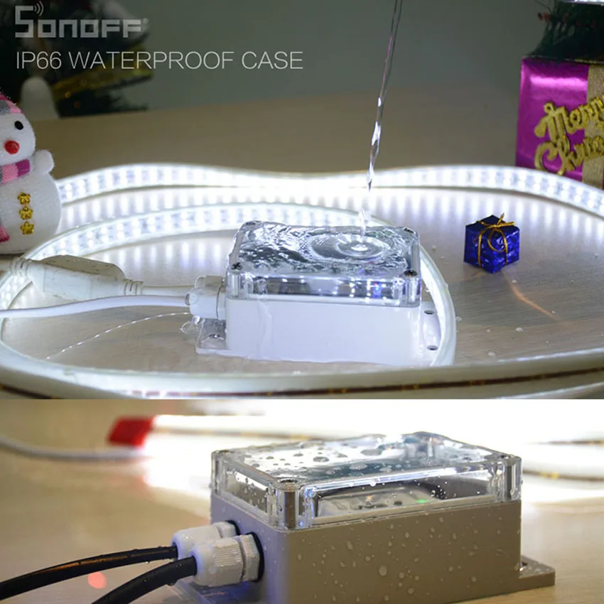 Водонепроницаемая распределительная коробка Sonoff IP66 водонепроницаемый чехол