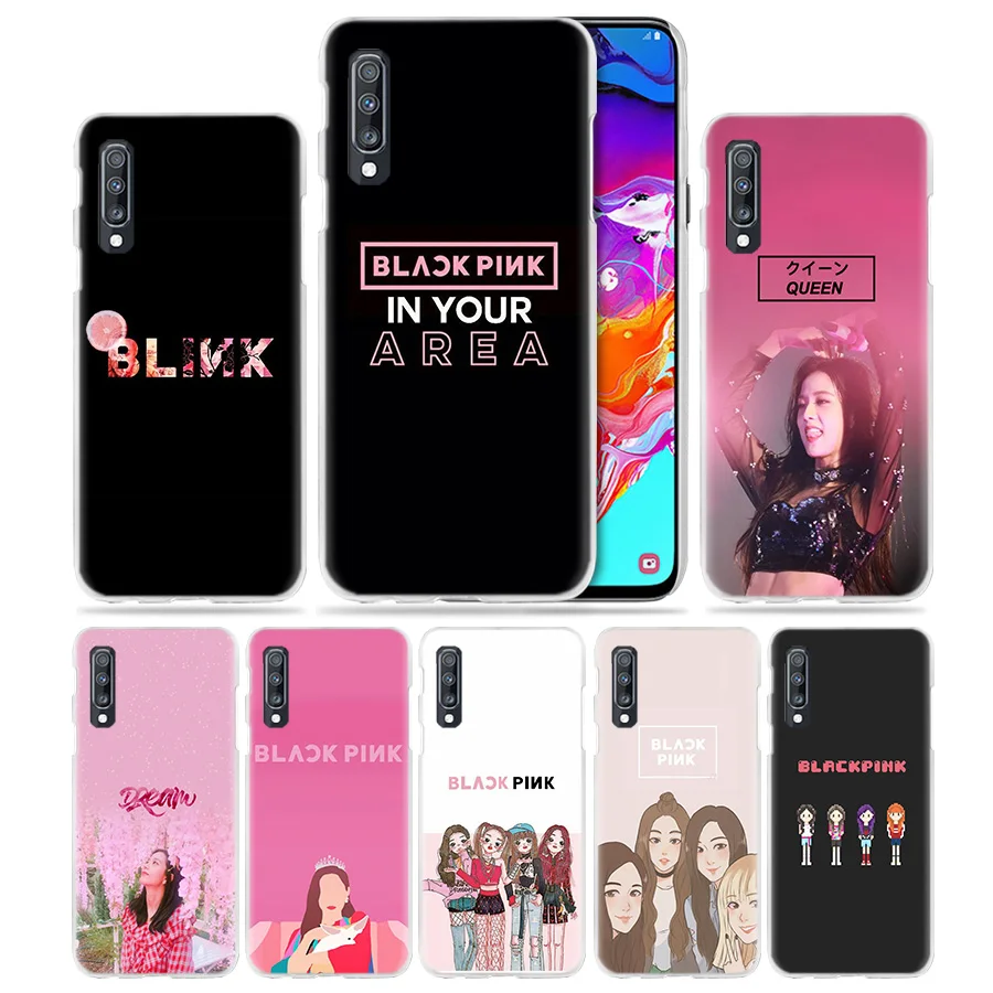 

Blackpink Case for Samsung Galaxy A50 A70 A80 A20e A60 A40 A30 A20 A10 A8 A6 Plus A9 A7 2018 Hard PC KPOP Capa Phone Coque Cover