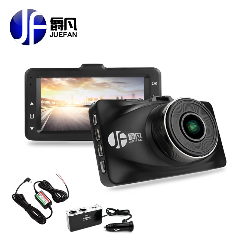 JUEFAN high quality car dvr camera Novatek 96655 dash cam full hd 1080p auto camera 3.0 inch blackbox Parking monitoring dashcam