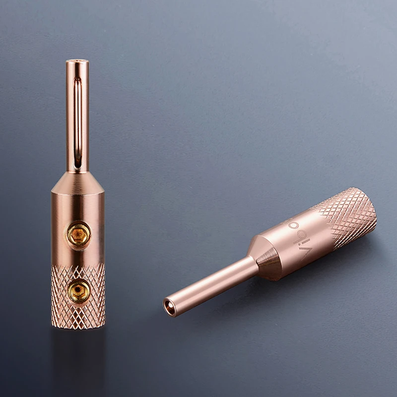 

Viborg VB401 Pure Copper Banana plug audio cable speaker connectors plug jack