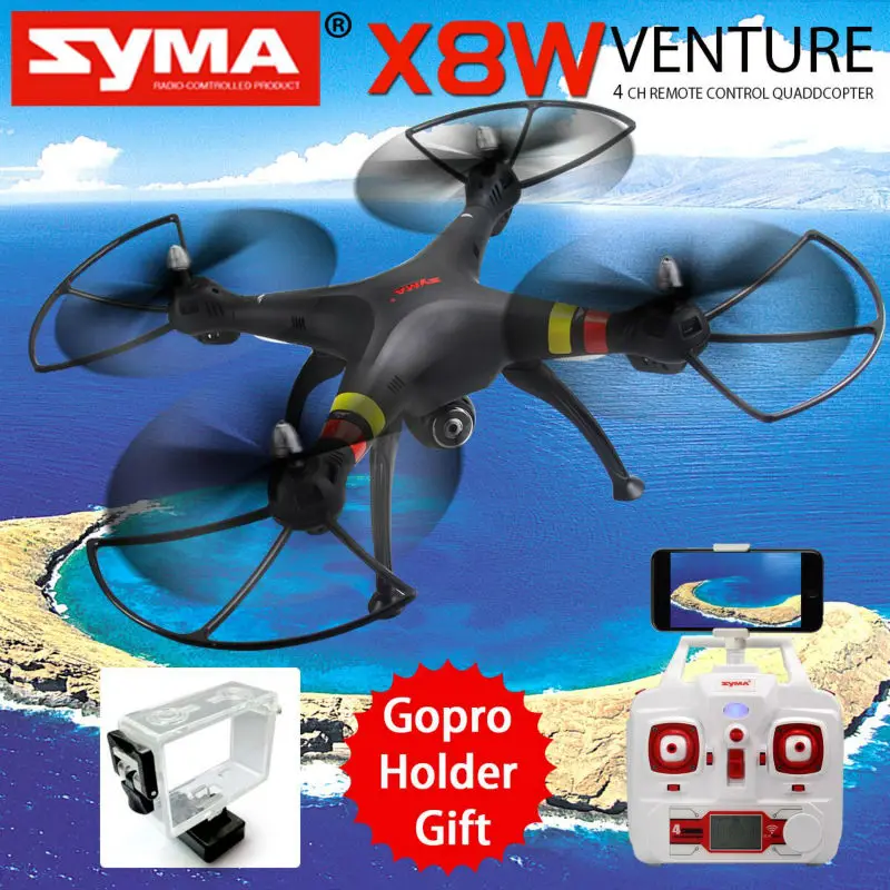 Syma X8W X8C wifi real time 2.4G 4ch 6 Axis Venture 2MP Wide Angle ...