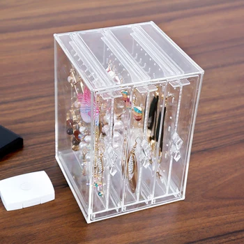 

ANFEI New Arrival Jewelry Display Jewelry Organizer Earring Organizer Acrylic Jewelry Organizer PS Material Good Quality C220-6