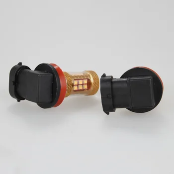 

Hot 1 Pair Fashion Car Headlight 140W High Power Fog Lamp 28 SMD LED Light Warning Driving White Lighting Bulbs JLD