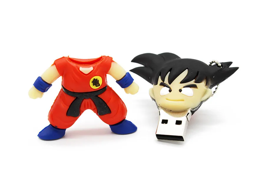 Напиши мне мультфильм 64 Гб Dragon Ball Z goku модель usb флэш-накопитель usb 2,0 4 ГБ 8 ГБ оперативной памяти, 16 Гб встроенной памяти, 32 ГБ флэш-накопитель классный подарок