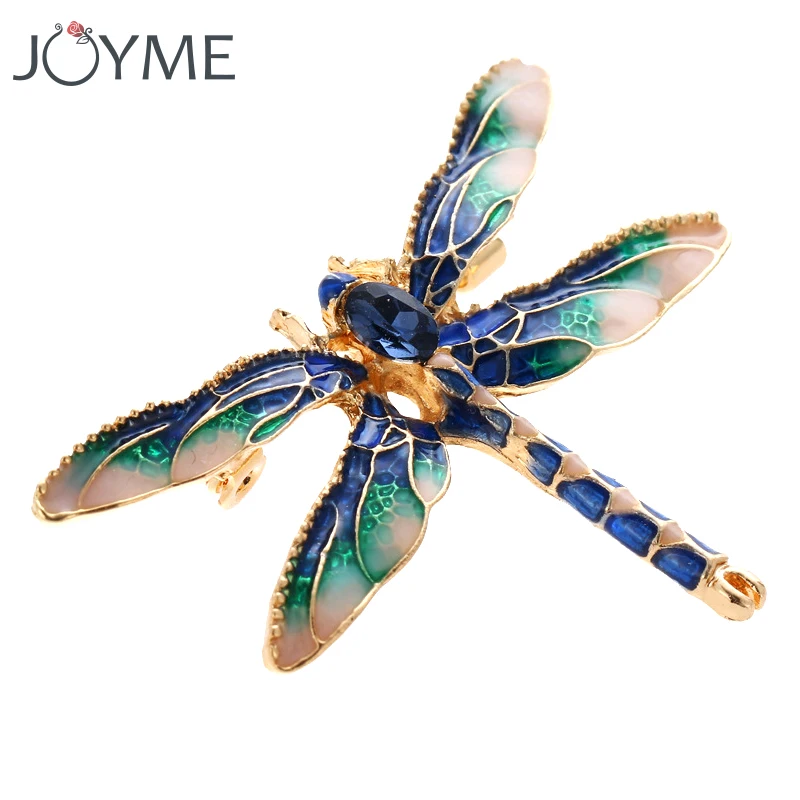 Buy Vintage Rhinestone Crystal Dragonfly Brooch for